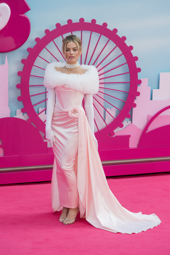  

Margot Robbie na premiéře filmu Barbie v Londýně
