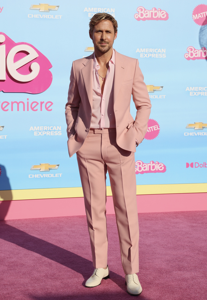  

Ryan Gosling na premiéře filmu Barbie v LA
