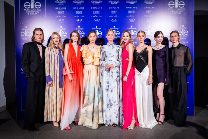  

Hosté a soutěžící během finálového večera Schwarzkopf Elite Model Look 2023
