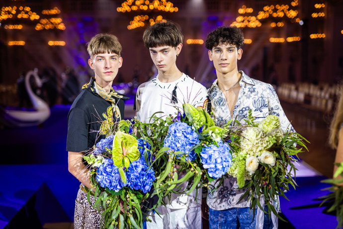  

Ivo Korčák, Nikita Podovaylenko a Filip Kocábek, vítězové Schwarzkopf Elite Model Look 2023
