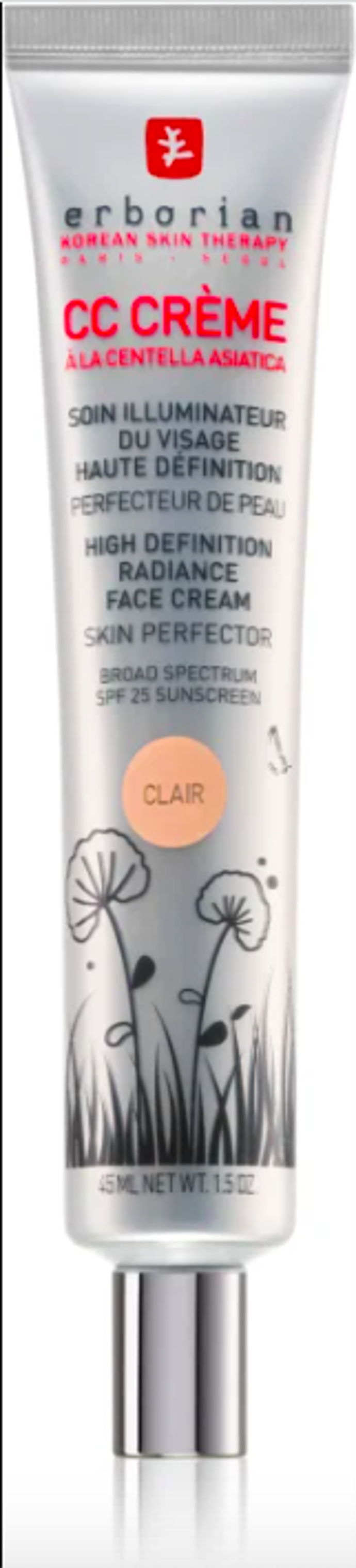 Pro sjednocení a hydrataci pleti CC Crème Centella Asiatica, Erborian, 747 Kč
