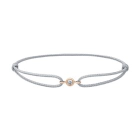 TIAMI, Provázkový náramek Sweetie z růžového zlata s diamantem
TIAMI, Provázkový náramek Sweetie z růžového zlata s diamantem