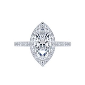 Queensmith, Classic Faye in Platinum (Marquise)
Queensmith, Classic Faye in Platinum (Marquise)