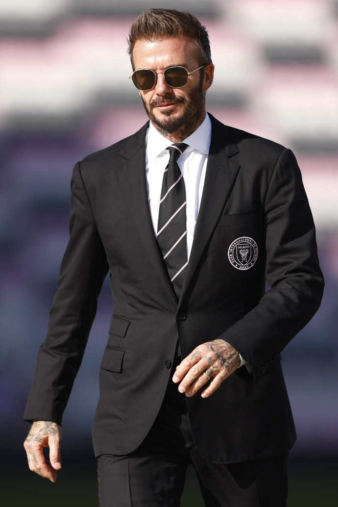  

Fotbalista a fashion ikona David Beckham v průběhu let své kariéry a manželství 
