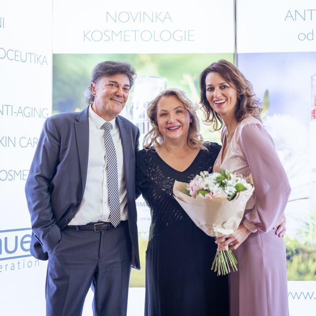 Profesor Guido Capparé, Bc. Marcela Baldas, MBA, a Adéla Gondíková