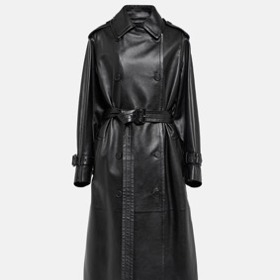 Benzy leather trench coat, THE ROW
