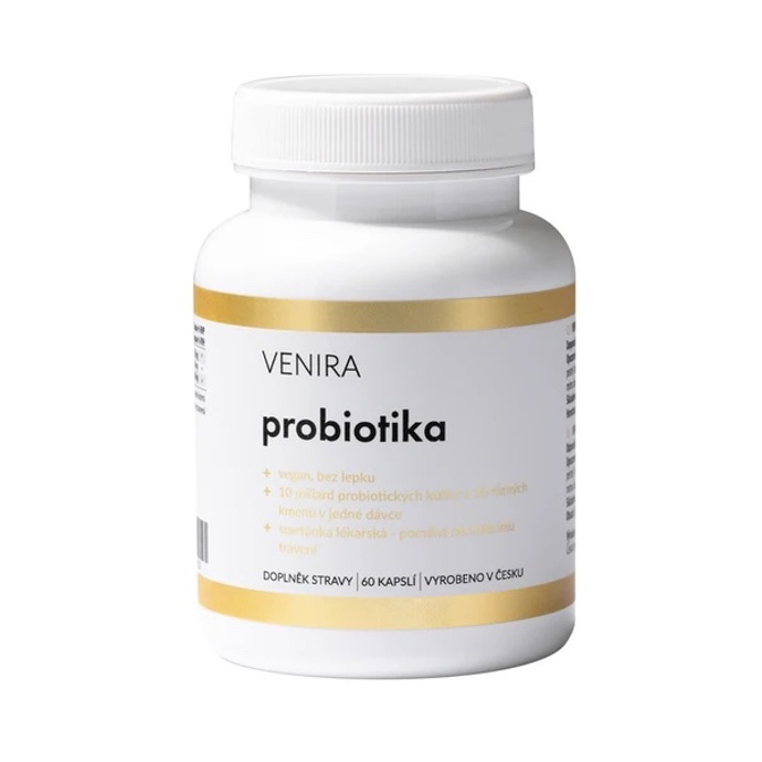  

Venira Probiotika obsahující komplex 10 miliard probiotických kultur z 10 různých kmenů, 599 Kč, prodává Dr.Max

