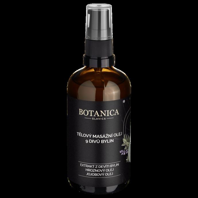 Tělový masážní olej 9 divů bylin, prodává Soaphoria

Tento tělový olej obnovuje rovnováhu a aromaterapeuticky pomáhá odbourat svalové a nervové napětí. Poproste svého partnera o masáž a dopřejte si zasloužený relax.
