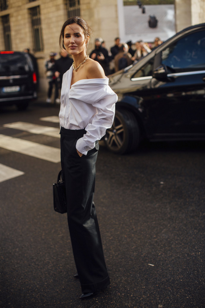  

Street style z pařížského haute couture weeku
