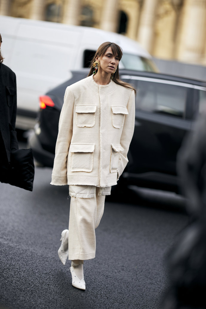  

Street style z pařížského haute couture weeku
