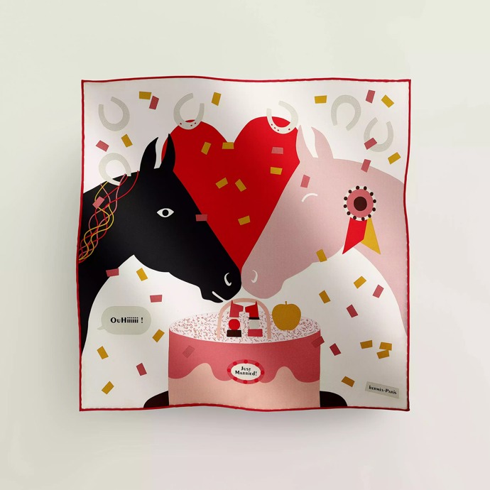  

Šátek Just Married, Hermès, 5 700 Kč
