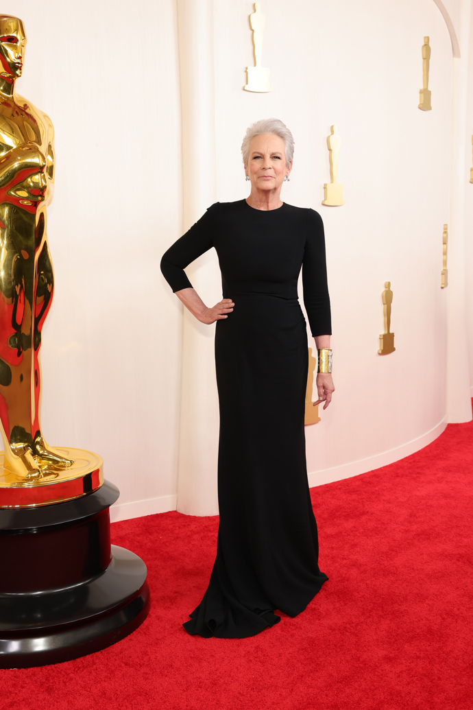  

Jamie Lee Curtis v šatech Dolce & Gabbana.
