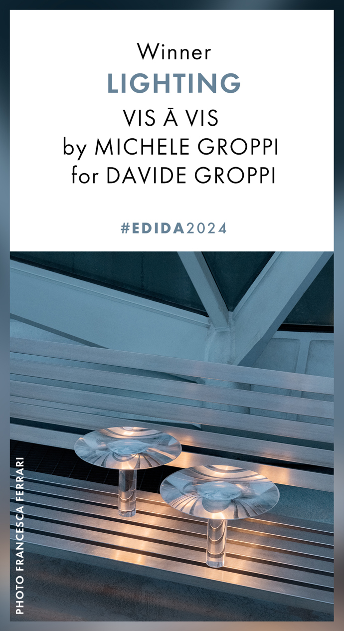  

Osvětlení roku

Minimalistická kovová lampa Vis à Vis od Michele Groppi pro Davide Groppi je jeho vůbec prvním dobíjecím kouskem, který se zaměřuje výhradně na svícení. Inovativní technologie chytře klame oko a čerpá přímou záři z neviditelného světelného zdroje.


 
