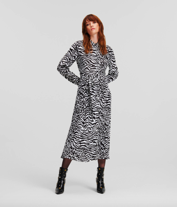  

Animal print shirt dress, Karl Lagerfeld, 9118 Kč
