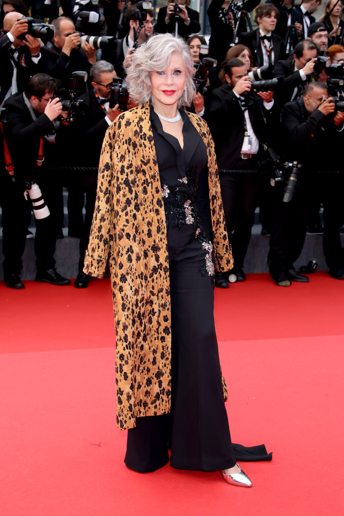  

Jane Fonda na letošním filmovém festivalu v Cannes 
