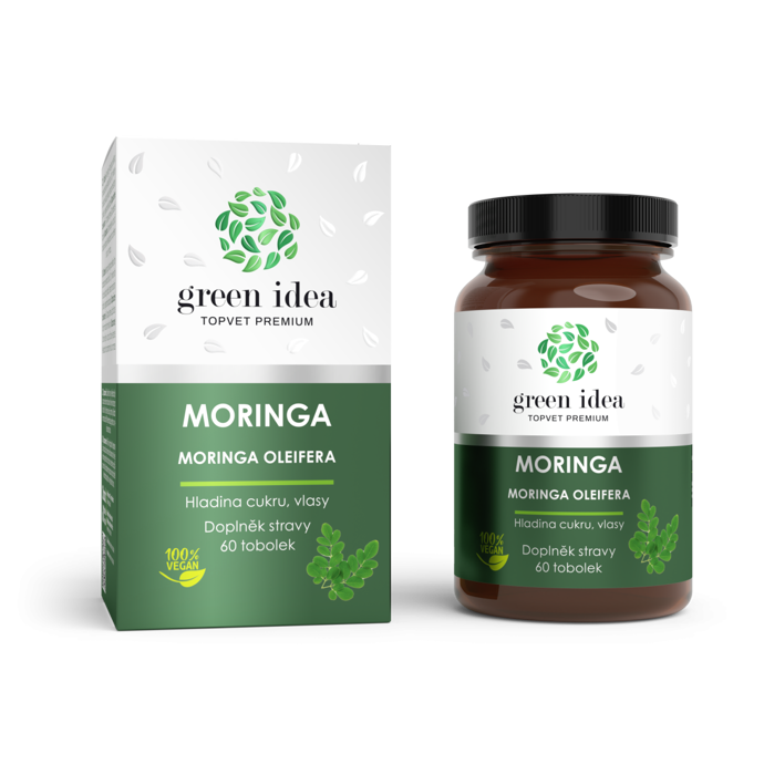  

Moringa, blahodárně působící na stav vlasů, Green Idea, 60 ks za 228 Kč
