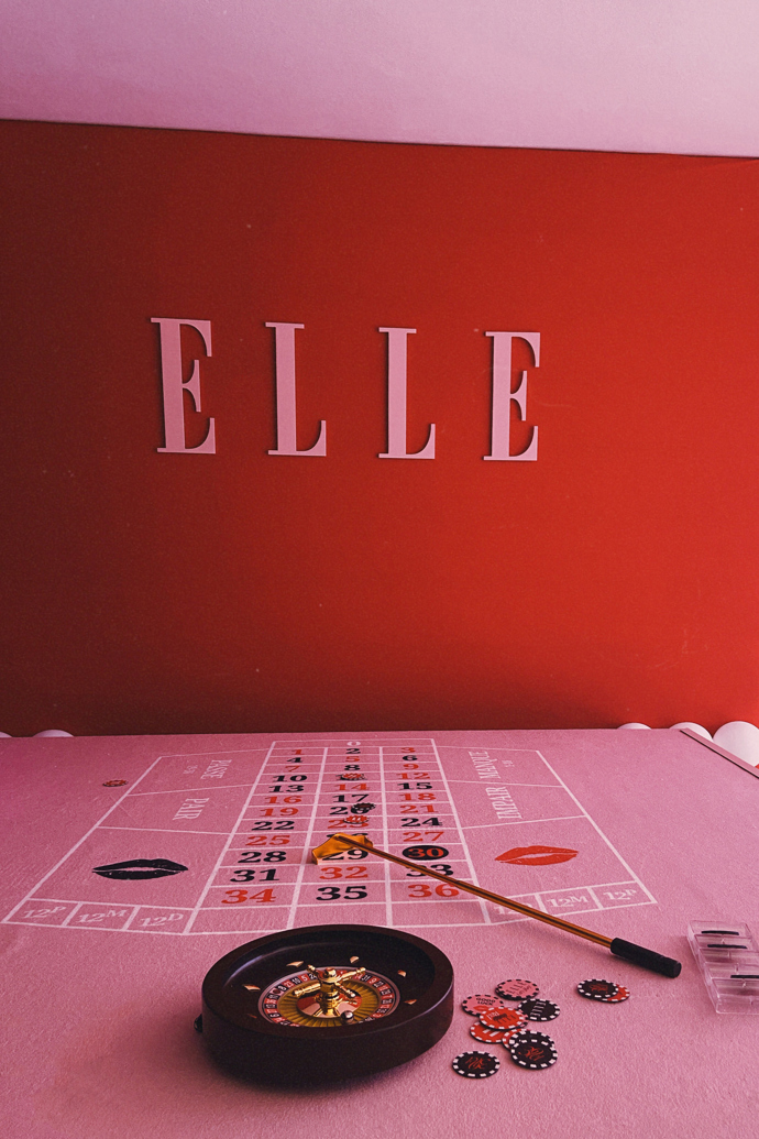 ELLE Beauty Lounge Red