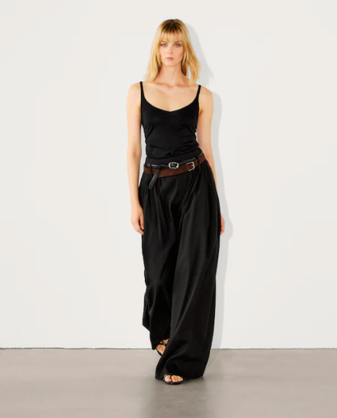  

Plisované kalhoty Palazzo, Massimo Dutti, 2595 Kč
