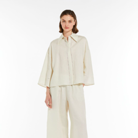 

Linen canvas trousers a Linen canvas shirt, Max Mara, 5700 Kč a 6000 Kč

