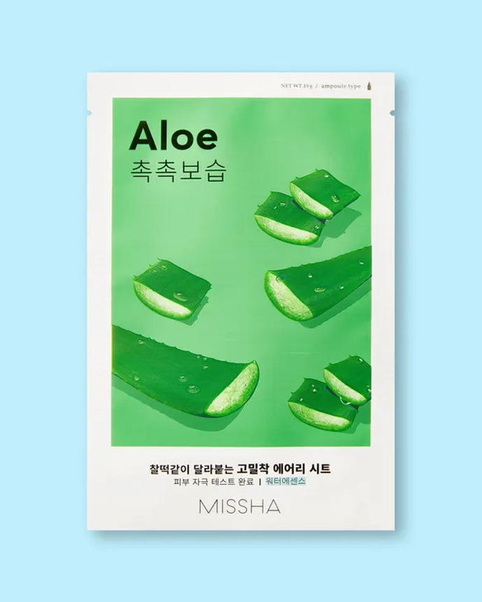 MISSHA, plátýnková maska s aloe, K sisters, 39,- Kč

