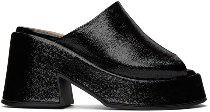 GANNI Black Retro Sandals, Ssense, 3 961,- Kč
