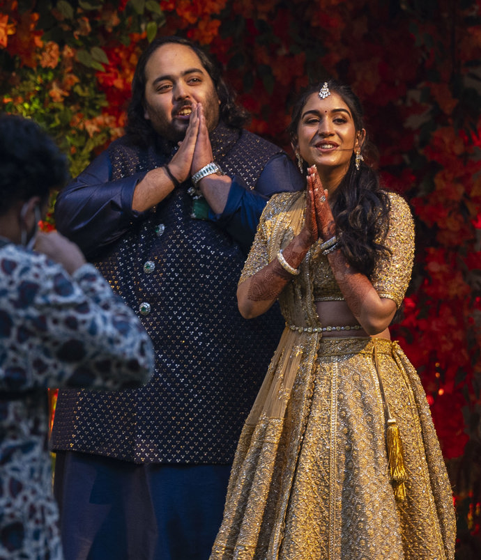  

Snoubenci Anant Ambani a Radhika Merchant
