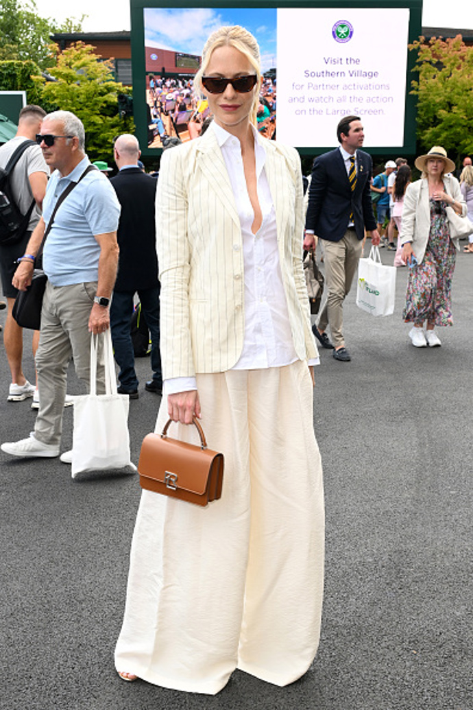 Poppy Delevingne na Wimbledonu.
