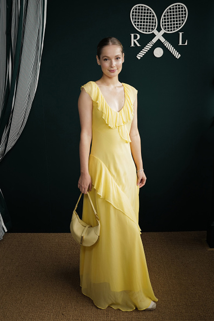 Hannah Dodd na Wimbledonu.
