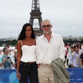Tina Kunakey a Vincent Cassel během zahájení olympiády v Paříži
Tina Kunakey a Vincent Cassel během zahájení olympiády v Paříži