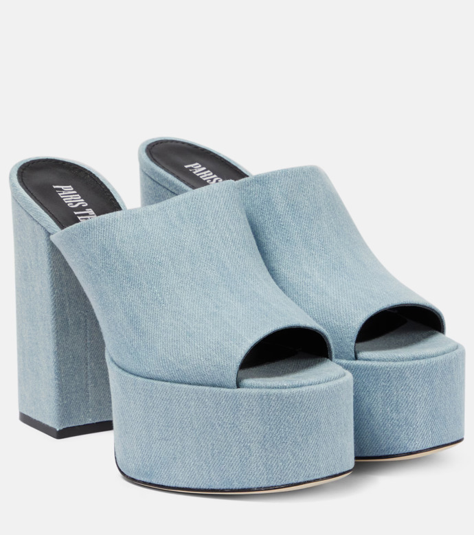 PARIS TEXAS Sasha denim platform mules, My Theresa, 7 289,- Kč
