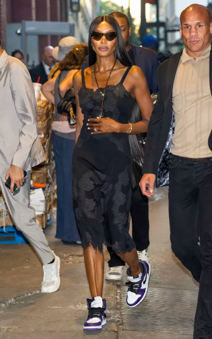  

Naomi Campbell a její Nike Air Force One
