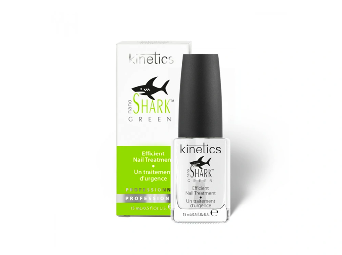  

Zpevňovač nehtů Nano Green shark, Kinetics, 290 Kč, prodává Bio-nehty.cz
