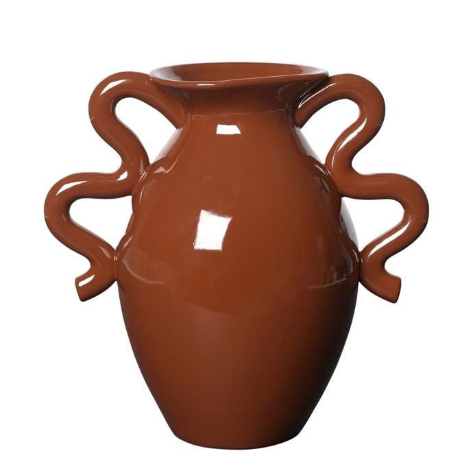 ferm LIVING, Váza Verso, Terracotta, Designspot, 2 390 Kč
