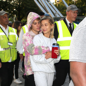 Justin Bieber a Hailey Baldwin v Londýně v září 2018
Justin Bieber a Hailey Baldwin v Londýně v září 2018