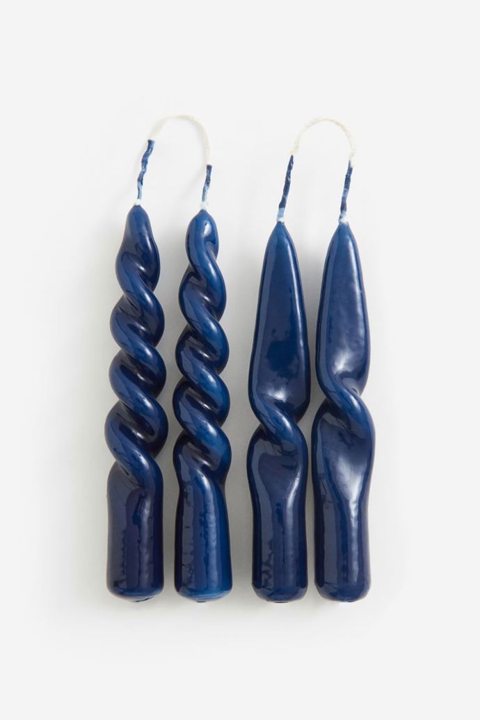Malá spirálová svíčka 4 kusy, H&M Home, 299 Kč
