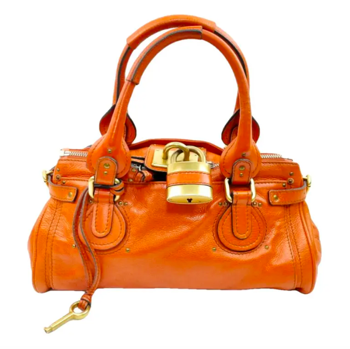  

Paddington Leather Heandbag, Chloé, 20 800 Kč, prodává Vestiaire Collective 
