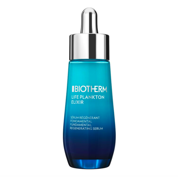 

Regenerační sérum Life Plankton Elixir, Biotherm, 1351 Kč 

Sérum obsahuje zatím nejvyšší koncentraci aktivní látky Life Plankton™, která podporuje proces buněčné obnovy. DÍky tomu Life Planton Elixir pokožku chrání před nežádoucími vlivy, zjemňuje a regeneruje ji.
