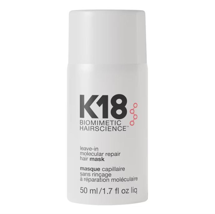  

Přípravek na poškozené vlasy Leave-in Molecular Repair Hair Mask, K18, 1890 Kč
