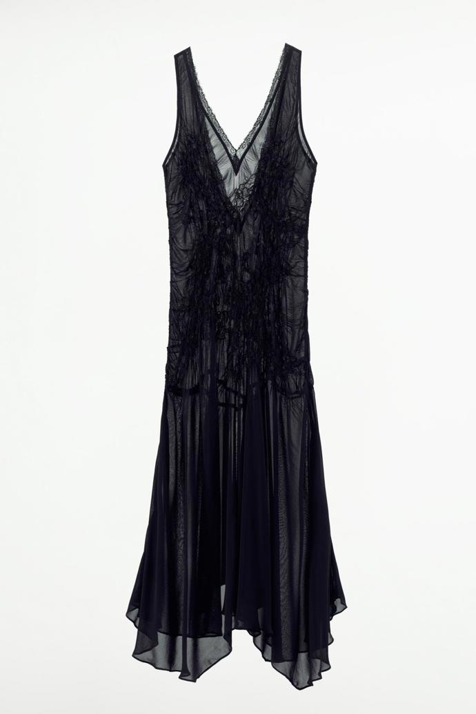 SEMI-SHEER TEXTURED DRES, Zara, 1 799 Kč