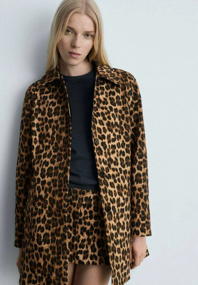 Mango, SABANA - Krátký kabát - marron, Zalando, 2 499 Kč