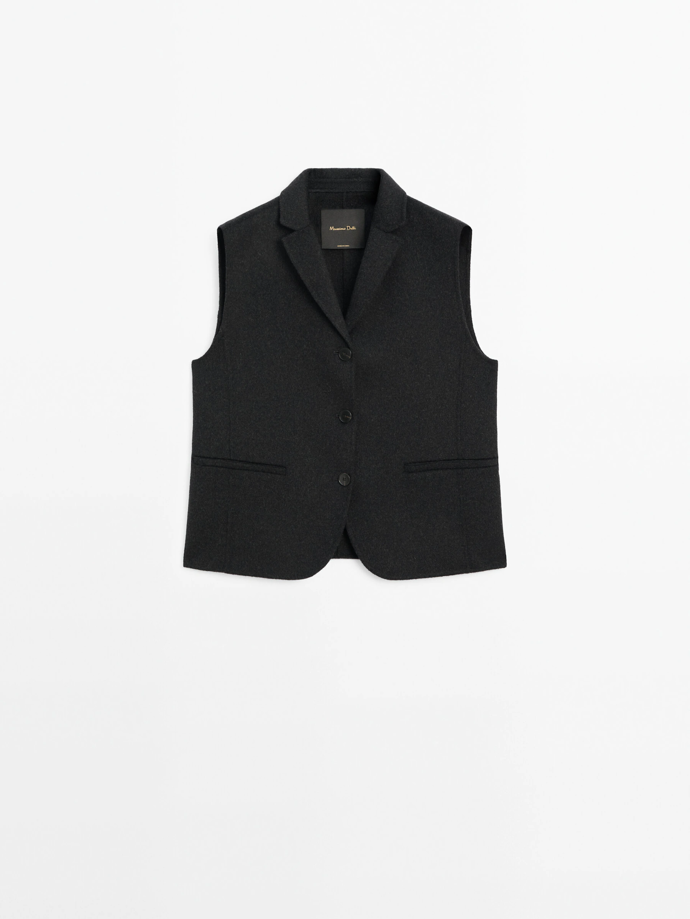 Massimo Dutti, Přiléhavá vesta z vlněné směsi, Massimo Dutti, 3 299 Kč