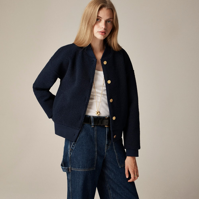 Bouclé bomber, J.Crew, 5 091 Kč