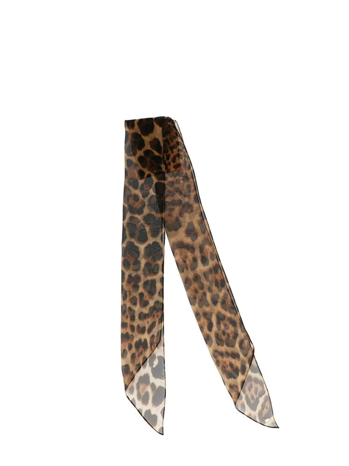 Saint Laurent Leopard Print Scarf, Cettire, 219 eur