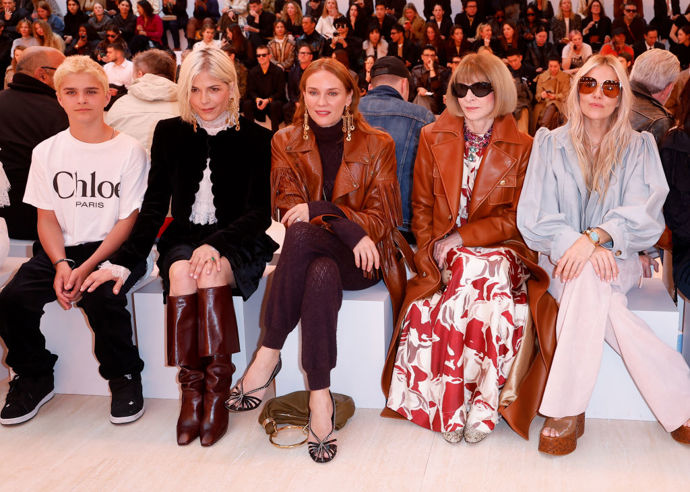 Arthur Saint Bleick, Selma Blair, Diane Kruger, Anna Wintour a Sienna Miller 
