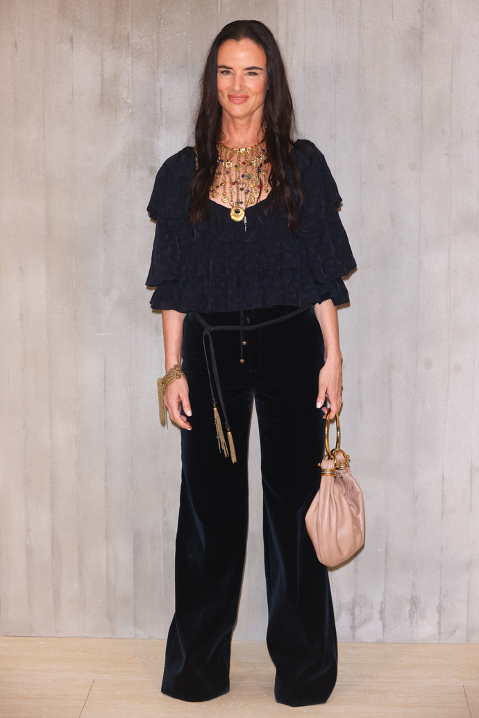  Juliette Lewis během přehlídek na Paris Fashion Week 