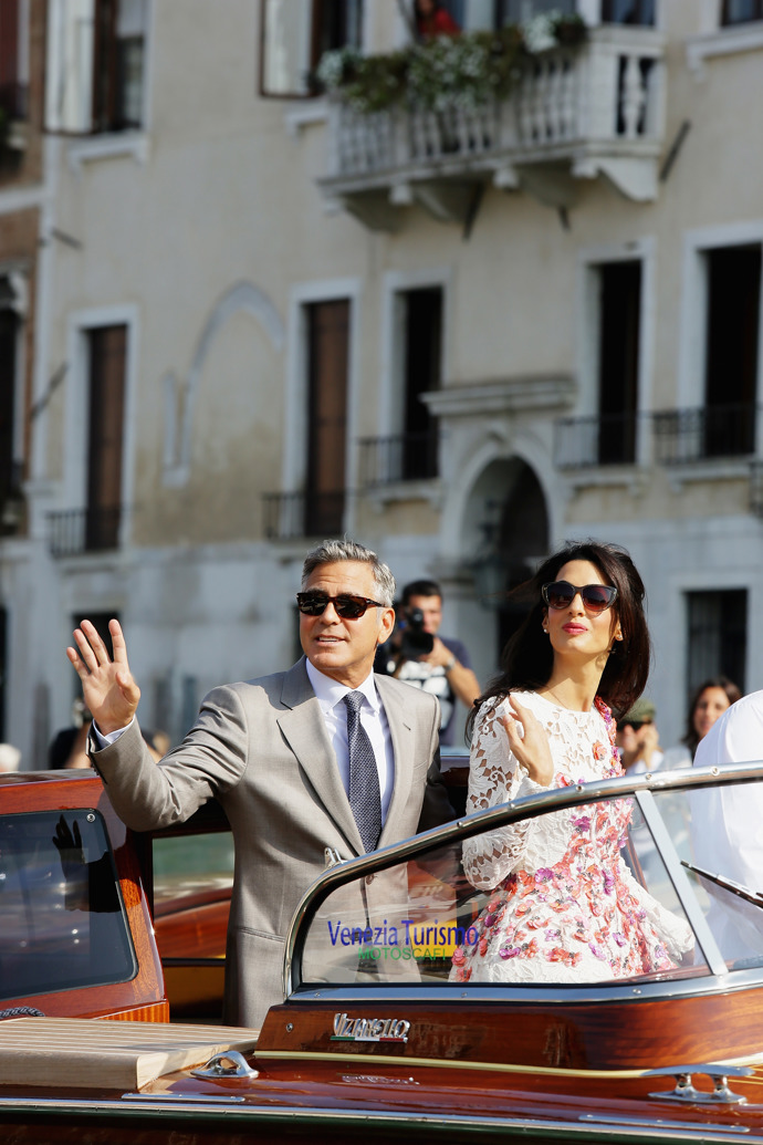  George a Amal Clooney v průběhu svého vztahu 