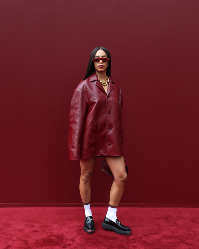  Kesley Lu na Milano Fashion Week 