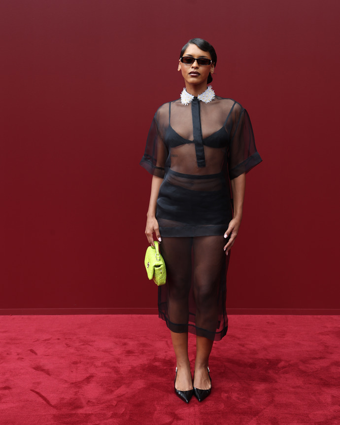  Kyshan Wilson na Milano Fashion Week 