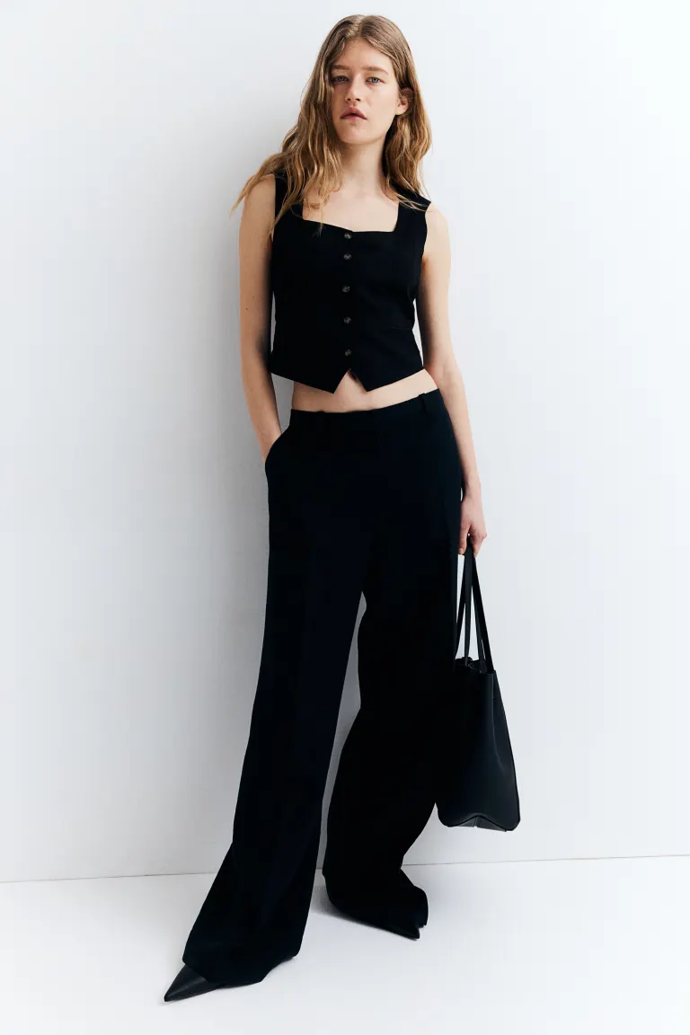 Společenská vesta ze směsi lnu, H&M, 839 Kč