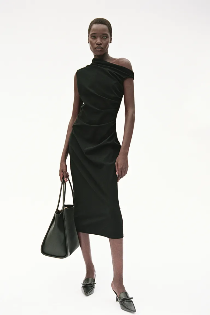 Řasené šaty bodycon, H&M, 719 Kč